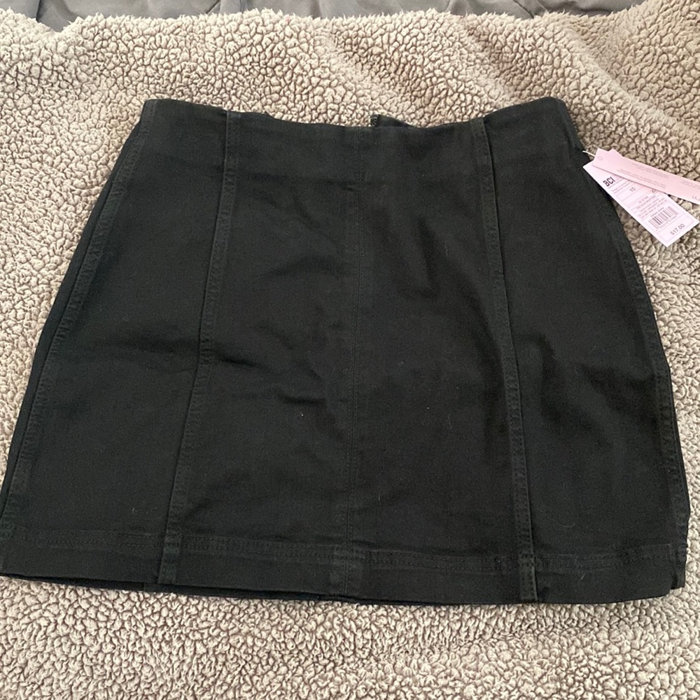 Black Jean Skirt - 10